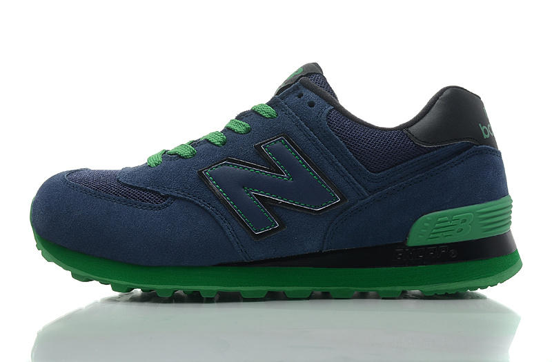 Chaussure New Balance 574 Bleu Pas Cher Pour Homme